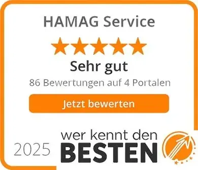 Sehr gute Bewertungen für HAMAG Service Gebäudereinigung Hamburg