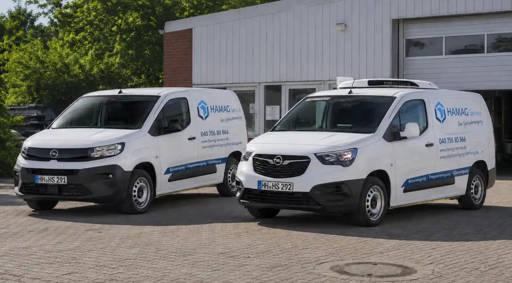 Fuhrpark der HAMAG Service Gebäudereinigung Hamburg – Einsatzfahrzeuge in Hamburg und der Metropolregion